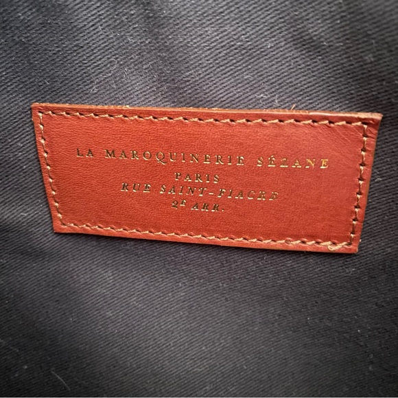 New Sezane Le Sept tote bag in jacquard fleurs - Picture 6 of 10